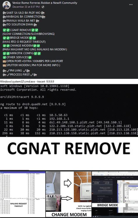 Tutorial PLDT CGNAT Removal (without Calling 171) .